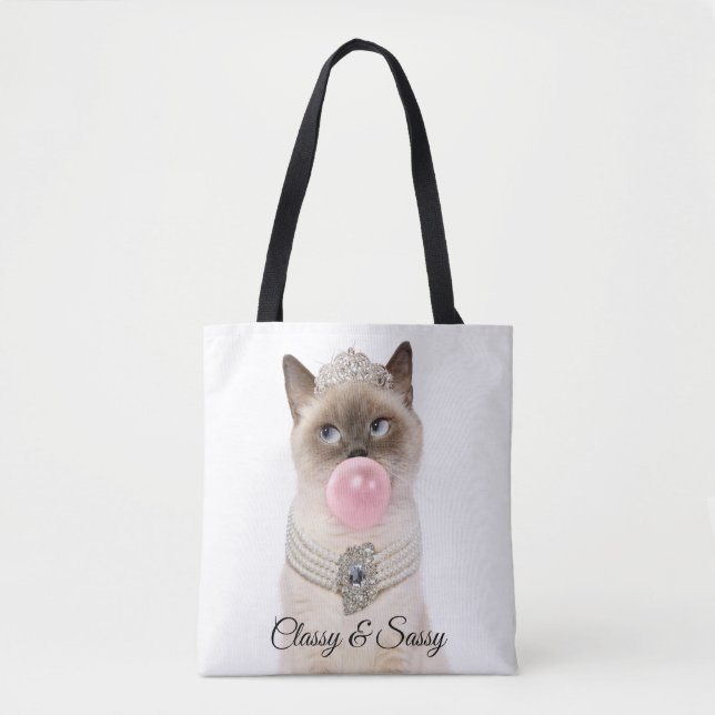 Katzenbläschen Tasche (Vorderseite)