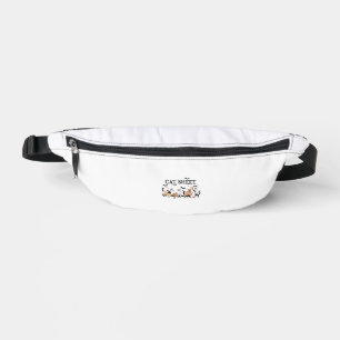 Katzenblatt Niedliche schwarze Katzen im Ghost Hal Bauchtasche