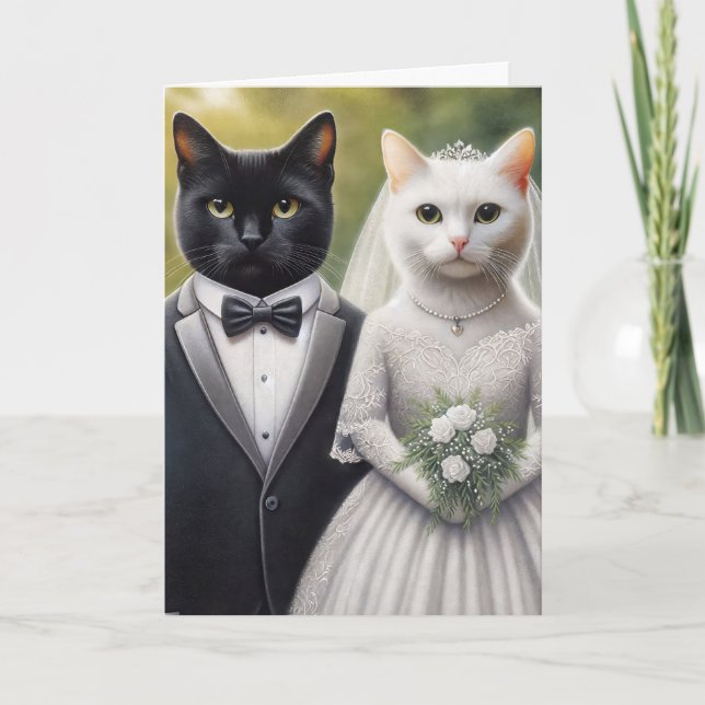 Katzenbräune und Katzenbräuche Karte (Vorderseite)