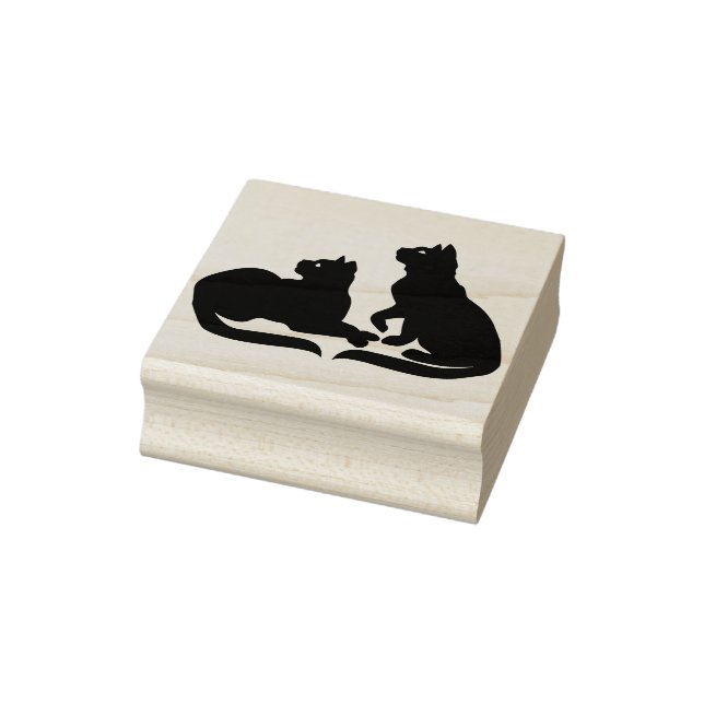 KatzenBriefmarke Niedlich Katzenrüber Briefmarke Gummistempel (Stempel)
