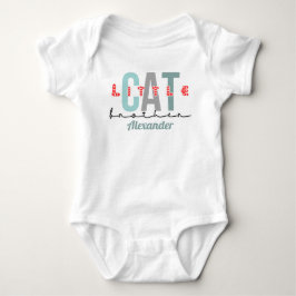 Katzenbruder niedliches Design Baby Strampler