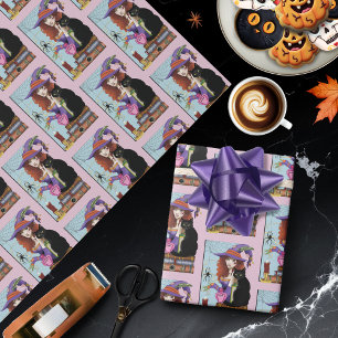 Katzenbücher, Hexereien Geschenkpapier