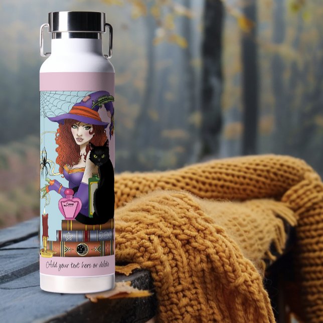 Katzenbücher, Hexereien Trinkflasche (Von Creator hochgeladen)