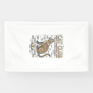 Katzenclub Katze Anatomie Wissenschaftliches Diagr Banner