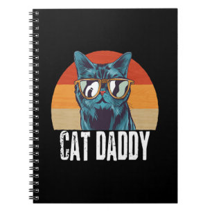 Katzendaddy Lustiges Katzen-Geschenk zum Vaterta Notizblock