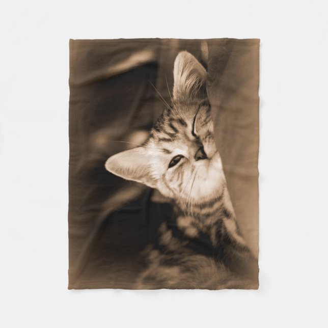 Katzendecke Fleecedecke (Vorderseite)