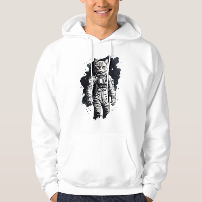 Katzendesign Hoodie (Vorderseite)