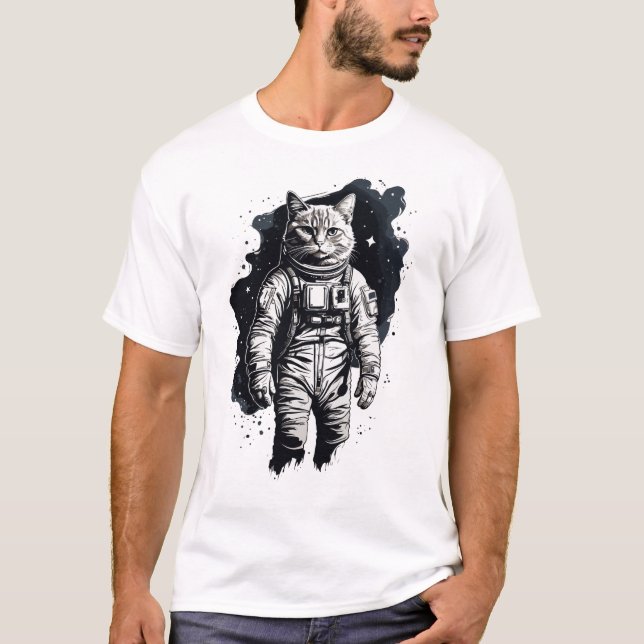 Katzendesign T-Shirt (Vorderseite)
