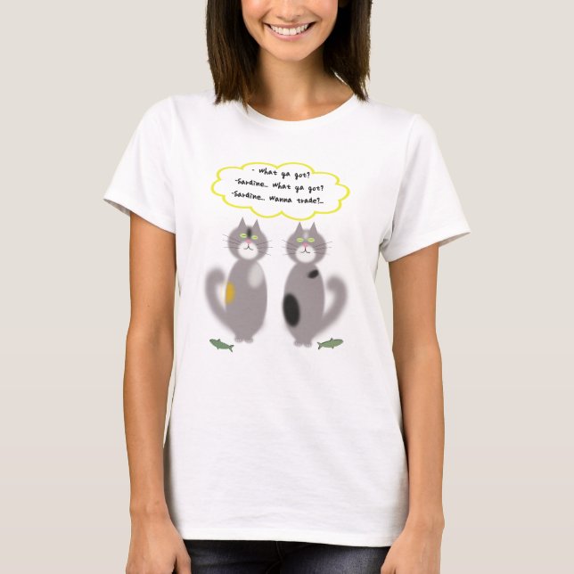 Katzendilemma T-Shirt (Vorderseite)