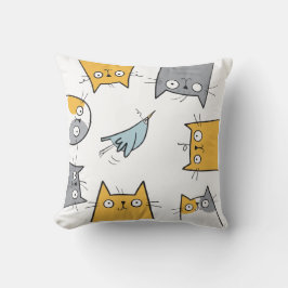 Katzenfalle Lustig Süß Chaos Katzen Kunst Kissen