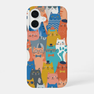 KATZENFAMILIE iPhone 16 HÜLLE