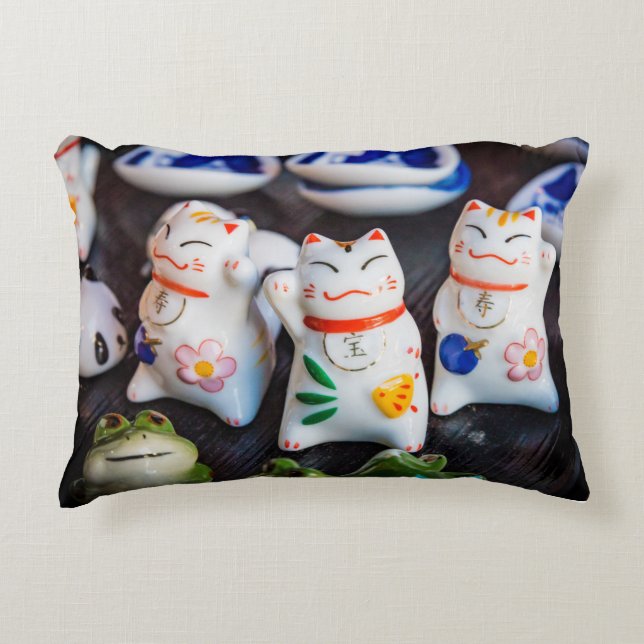 Katzenfiguren werden dekokissen (Vorderseite)