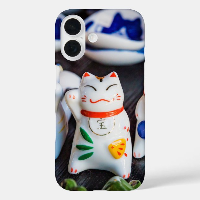 Katzenfiguren werden iPhone 16 hülle (Rückseite)