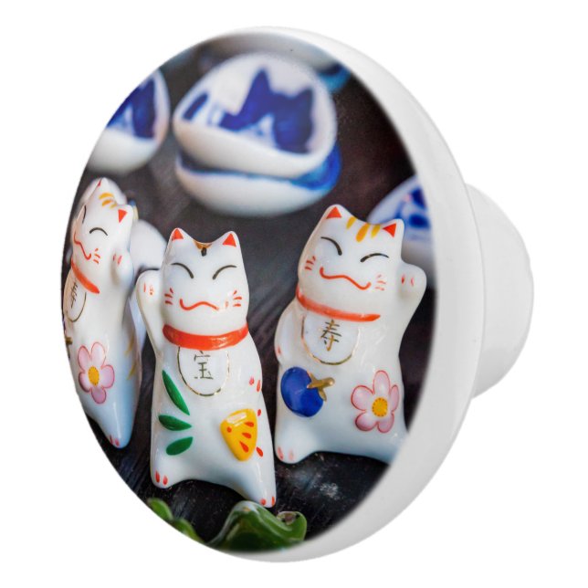 Katzenfiguren werden keramikknauf (Rechts)