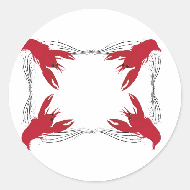 Katzenfisch Runder Aufkleber (Vorderseite)