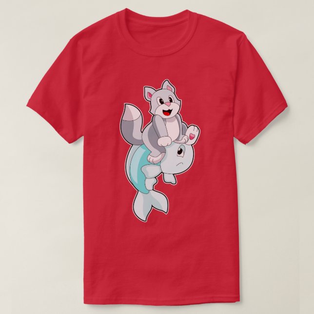 Katzenfisch T-Shirt (Design vorne)