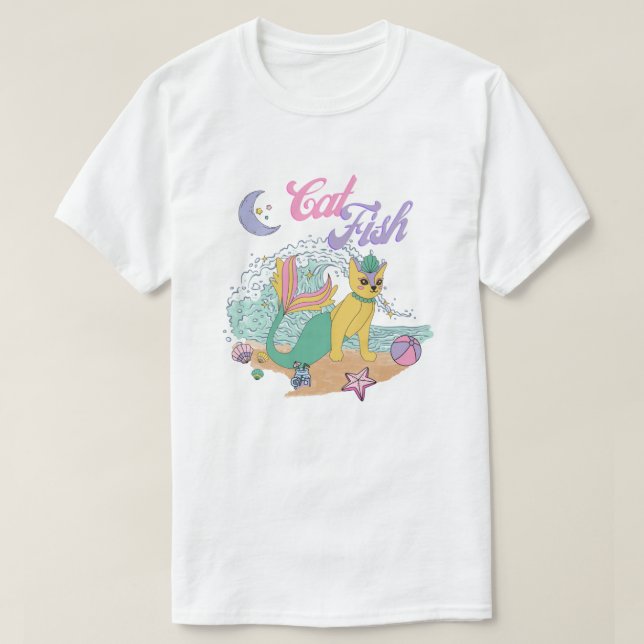 Katzenfisch T-Shirt (Design vorne)