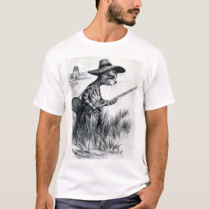 Katzenfischen, Louis Wain T-Shirt