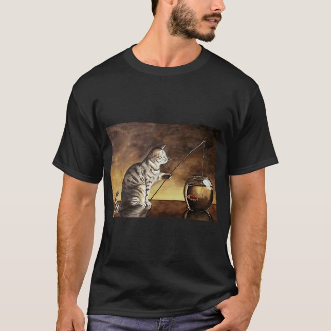 Katzenfischer T-Shirt (Vorderseite)