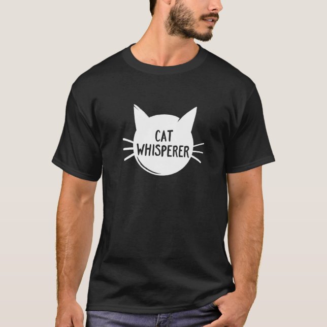 Katzenflüsterer Premium T-Shirt (Vorderseite)