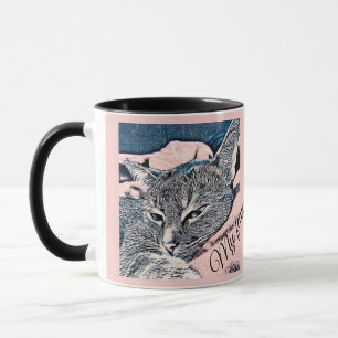 Katzenfoto, Katze, Haustiere, lustige Katze Tasse