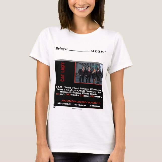 KATZENFRAU T-Shirt (Vorderseite)