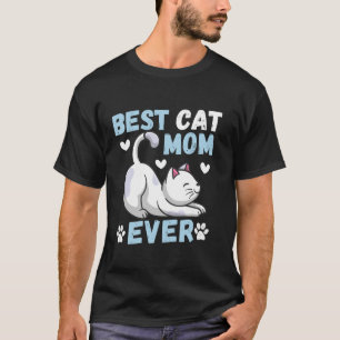 Katzenfrauen Katzenmama Katzenfreund Geschenk Best T-Shirt