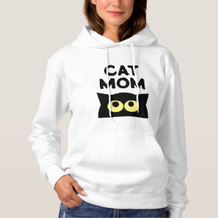Katzenfresser Mama Weiße Katzenfresser für Katzenl Hoodie