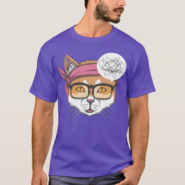 Katzenfreund überdenken T-Shirt (Vorderseite)
