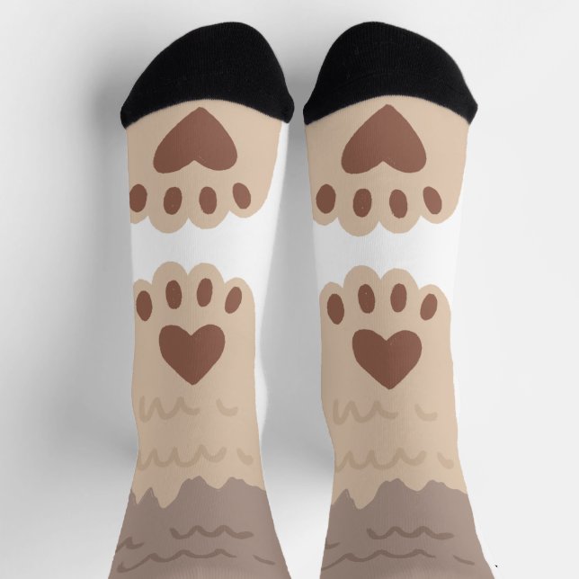 Katzenfuß Socken (Oben)