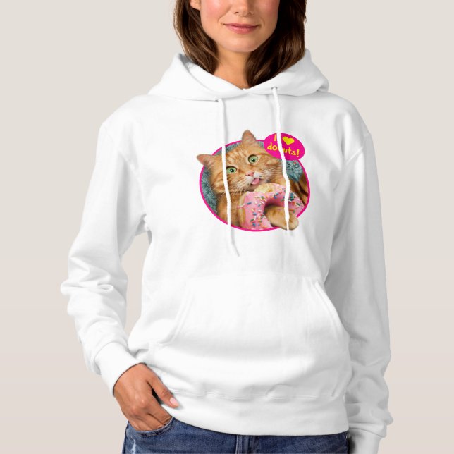 Katzenfutter Hoodie (Vorderseite)