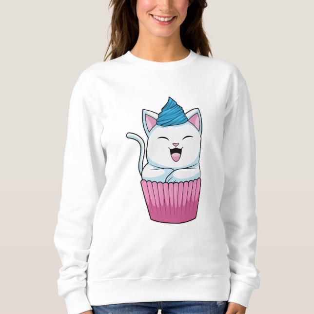 Katzenfutter Muffin Sweatshirt (Vorderseite)