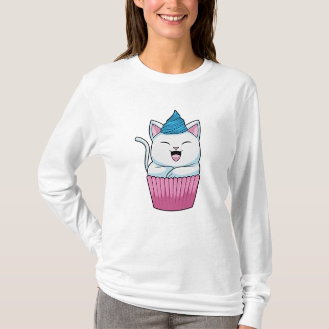 Katzenfutter Muffin T-Shirt (Vorderseite)