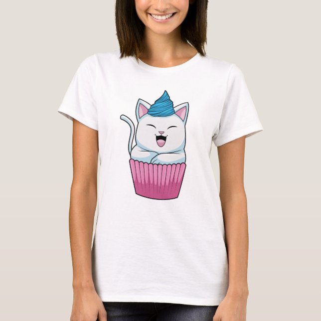 Katzenfutter Muffin T-Shirt (Vorderseite)