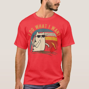 Katzengeschenke für Katzenliebhaber 2022, Retro 70 T-Shirt