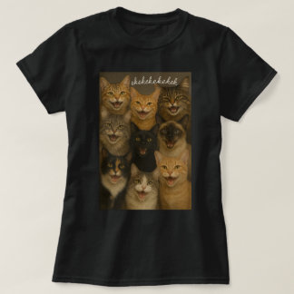 Katzengeschnatter, Zwitschern, ekekek T-Shirt