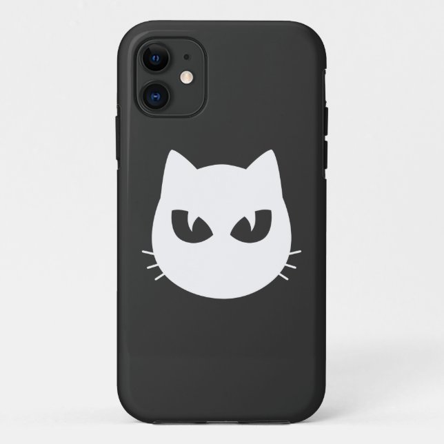 Katzengesicht Case-Mate iPhone Hülle (Rückseite)