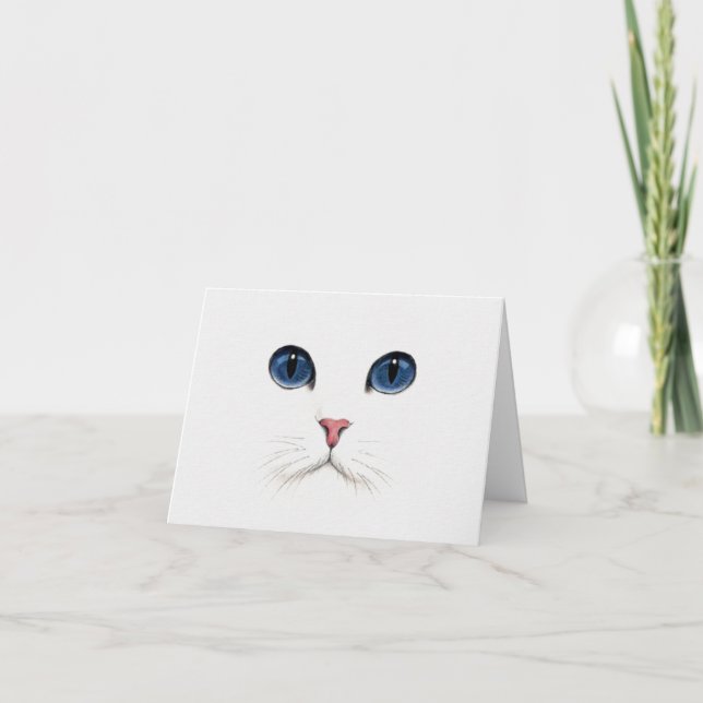 Katzengesicht für den Verlust von Heimtieren Karte (Vorderseite)