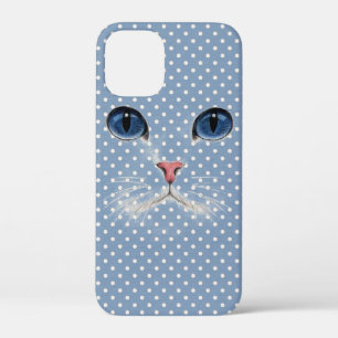 Katzengesicht mit Polka-Punkten Case-Mate iPhone Hülle