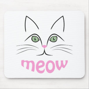 Katzengesicht Mousepad