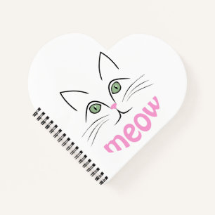 Katzengesicht Notizbuch