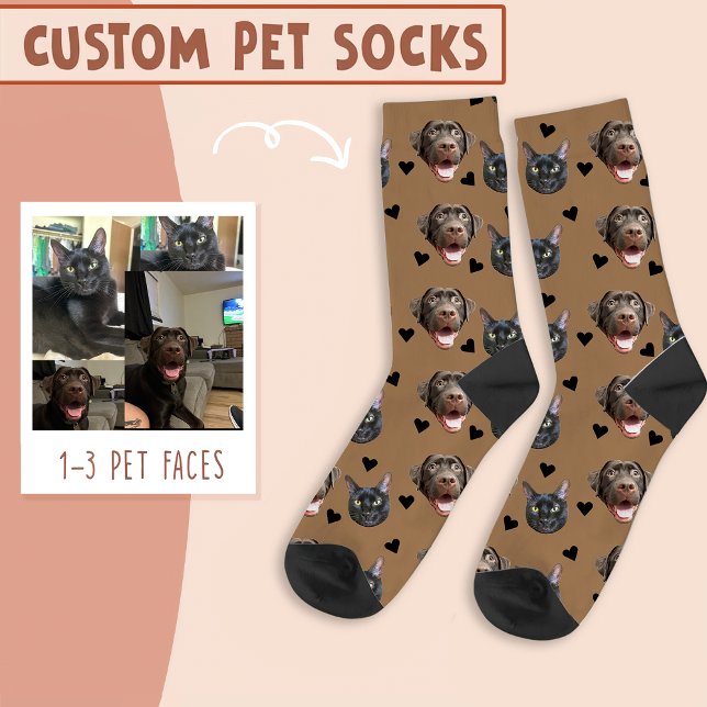 Katzengesicht und Hundegesicht Personalisiert, mit Socken (Von Creator hochgeladen)