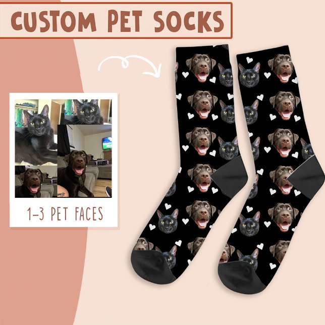 Katzengesicht und Hundegesicht Personalisiert, mit Socken (Von Creator hochgeladen)