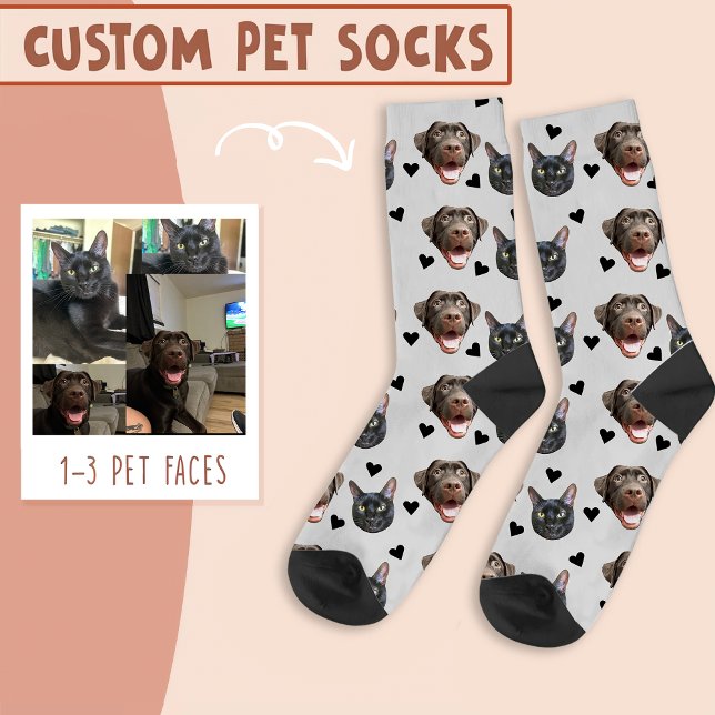 Katzengesicht und Hundegesicht Personalisiert, mit Socken (Von Creator hochgeladen)
