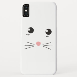 Katzengesichtslinie zeichnend Case-Mate iPhone hülle