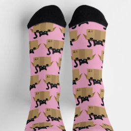 Katzengestaltung im Süße Tier Socken