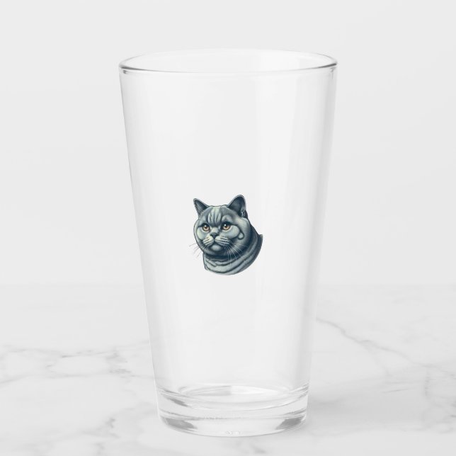 Katzenglas Glas (Vorderseite)