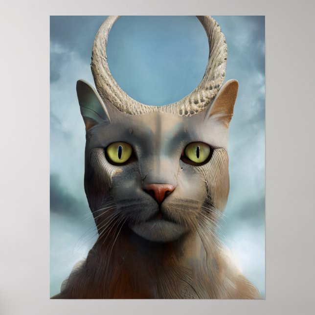 Katzengott Poster (Vorne)