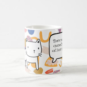 Katzenhaare gibt es hier. kaffeetasse