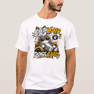 Katzenhaare sind egal Lustiges Katzenliebhaber-Des T-Shirt